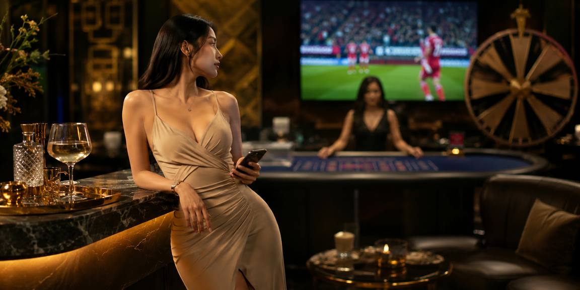 Permainan Baccarat, Roulette dan Blackjack Bersama Dealer Sebenar